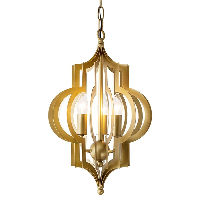 Lampe Laiton Doré Vintage